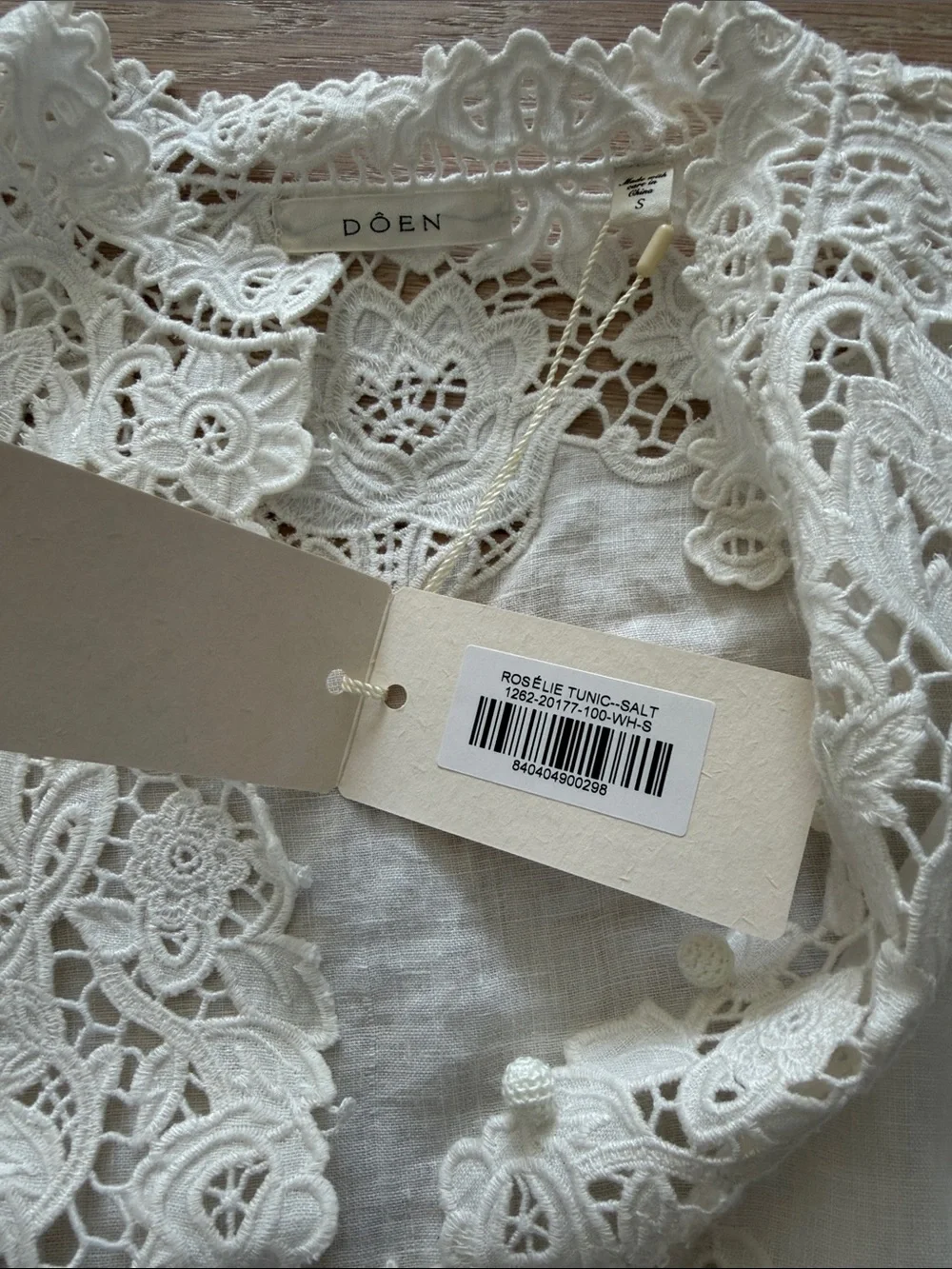 Doen rosalie Tunic with Lace Trim - Picture 3 of 4